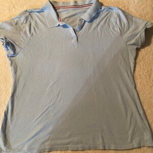 French Toast XL Women's Collared Short Sleeve Polo Shirt